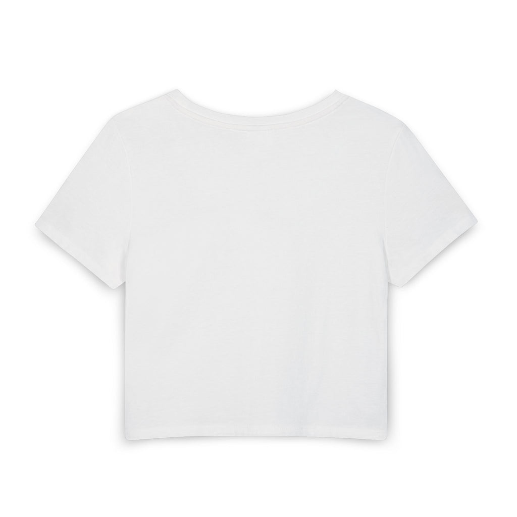 Readers Club Crop Tee — Women's Literary Baby Tee