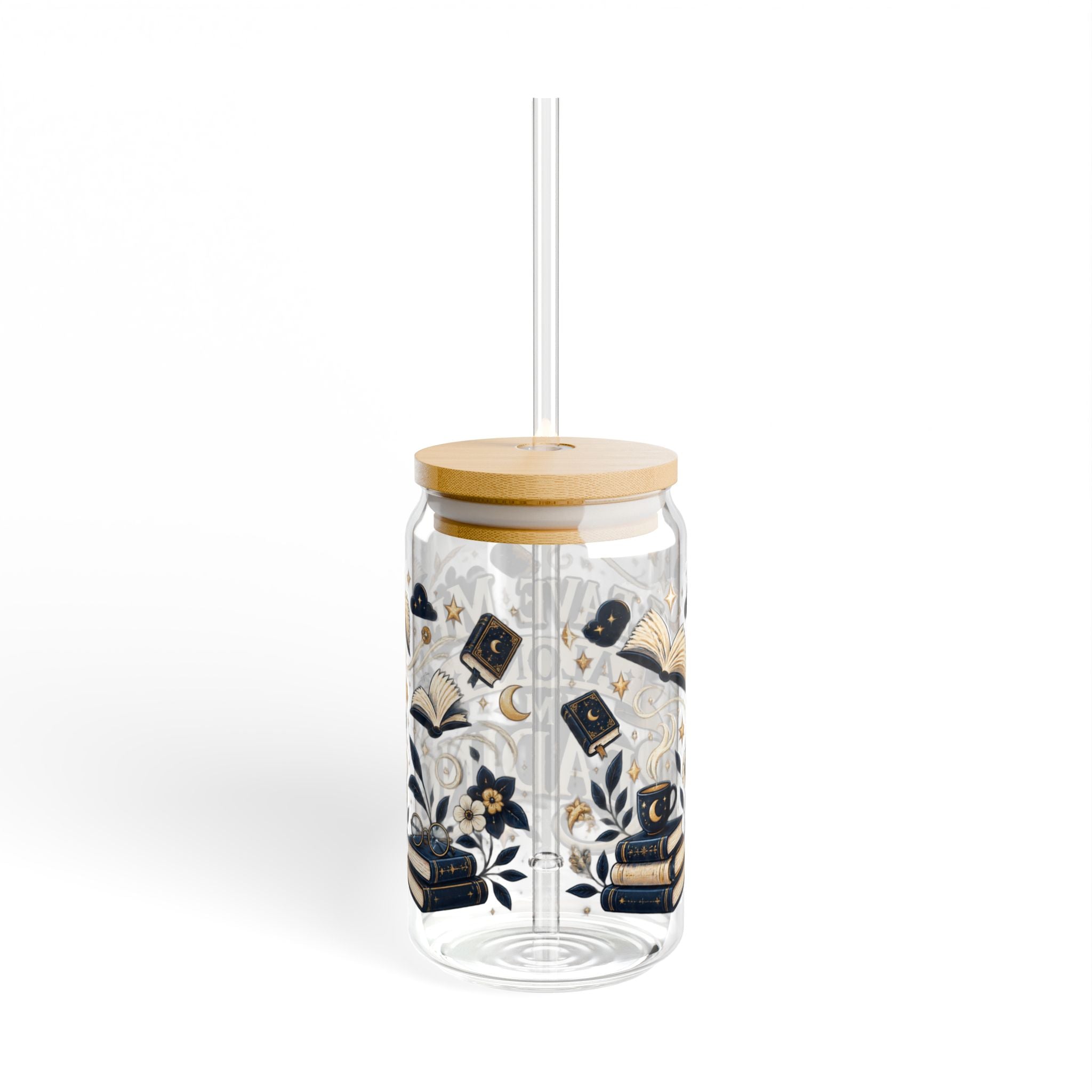 Reading Sipper Glass – 16oz “Leave Me Alone I’m Reading” Tumbler