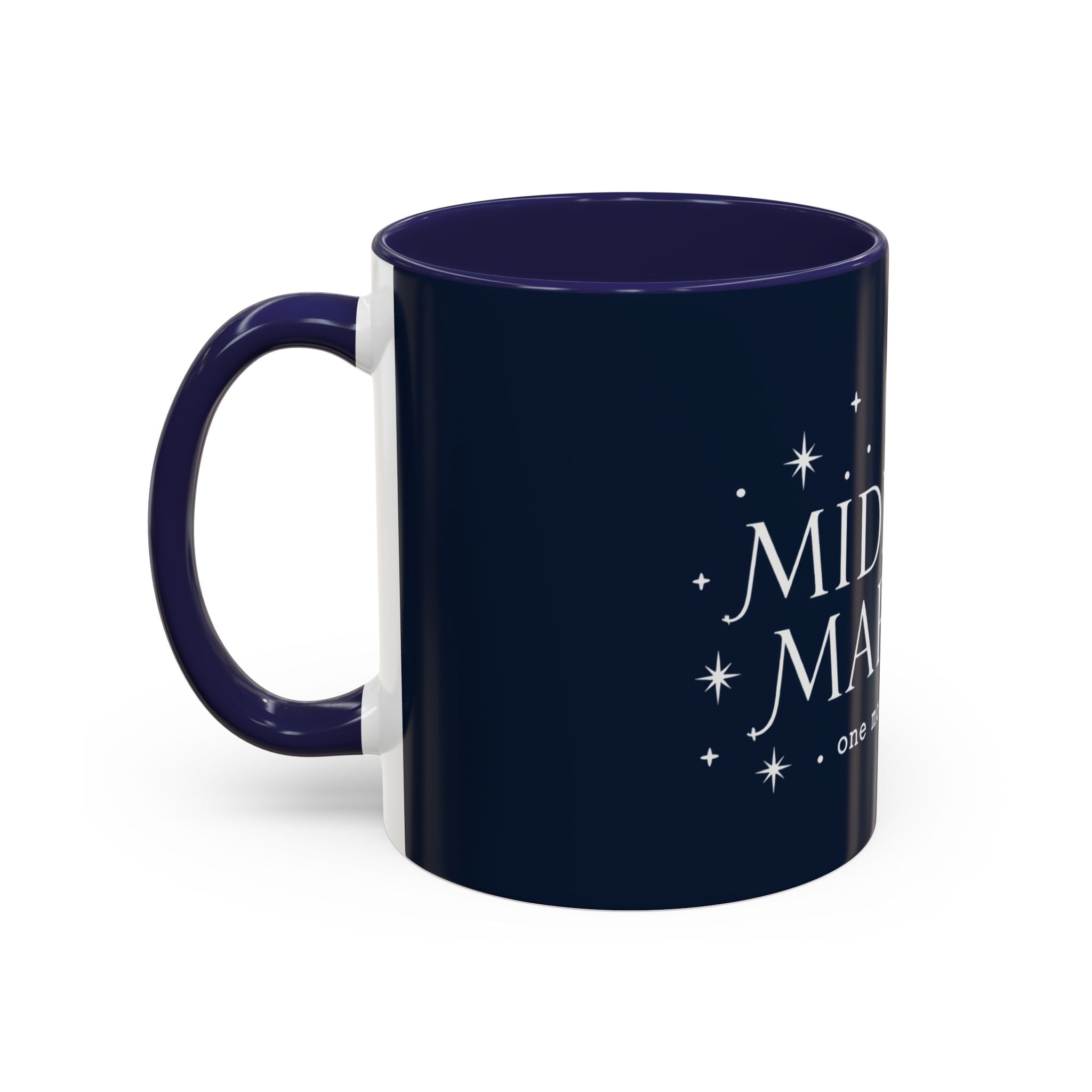 Midnight Margins Coffee Mug — "one more chapter" Book Lover Tea Cup