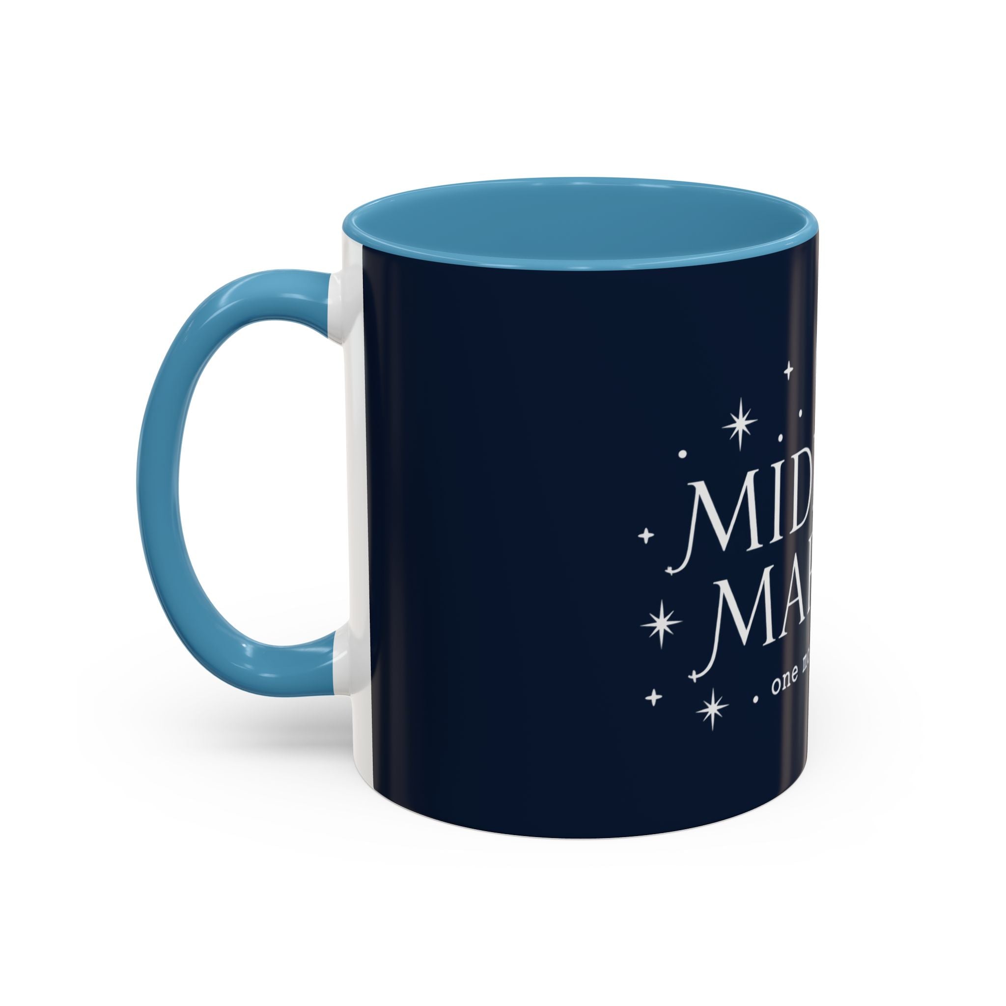 Midnight Margins Coffee Mug — "one more chapter" Book Lover Tea Cup