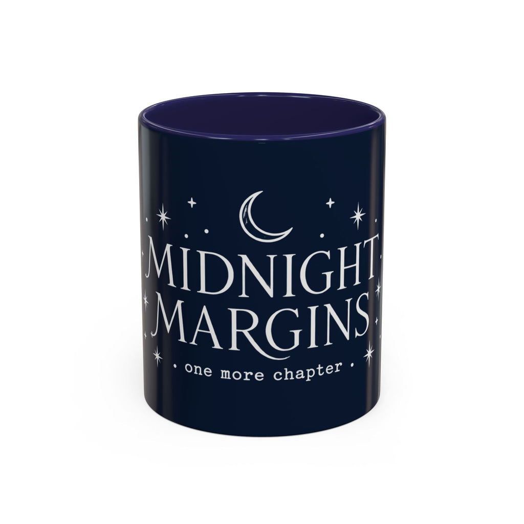 Midnight Margins Coffee Mug — "one more chapter" Book Lover Tea Cup