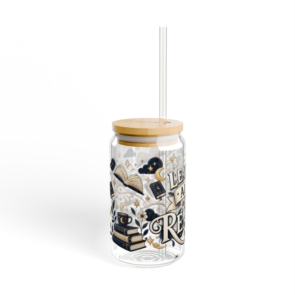 Reading Sipper Glass – 16oz “Leave Me Alone I’m Reading” Tumbler