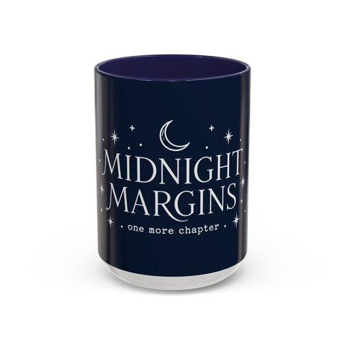 Midnight Margins Coffee Mug — "one more chapter" Book Lover Tea Cup