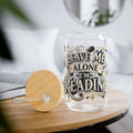 Reading Sipper Glass – 16oz “Leave Me Alone I’m Reading” Tumbler