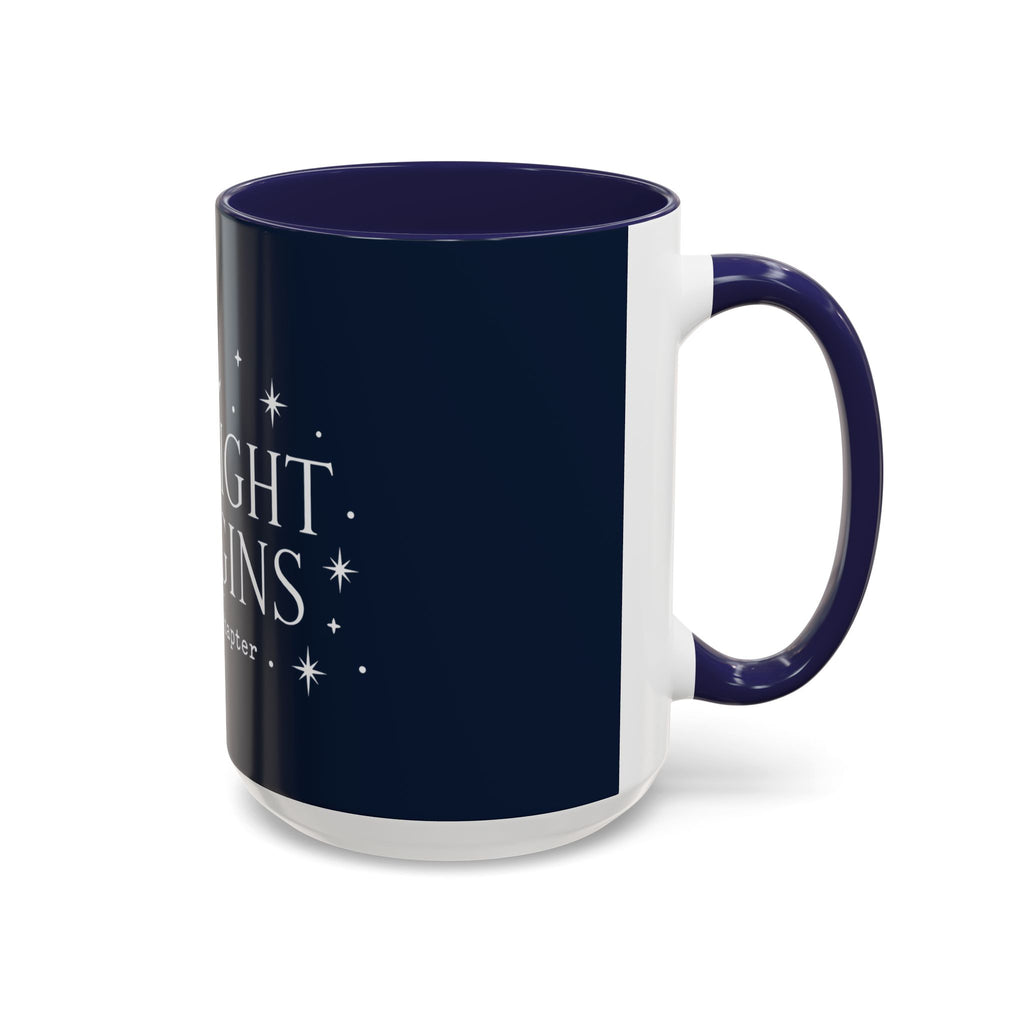 Midnight Margins Coffee Mug — "one more chapter" Book Lover Tea Cup