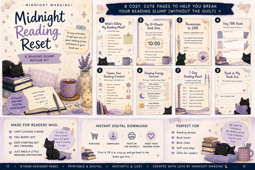 Midnight Reading Reset | 8-Page Reading Slump Rescue Kit